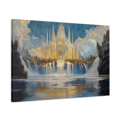 Golden Fortress Canvas Print