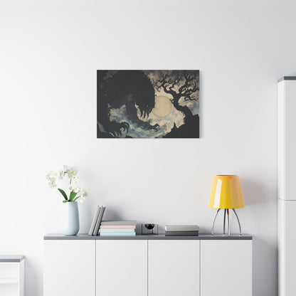 The Night's Lore Canvas Print