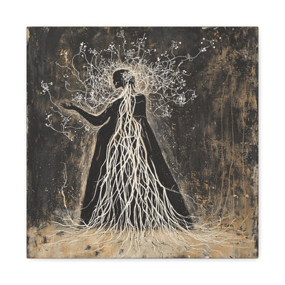 Eldritch Whispers Aflame Canvas Print