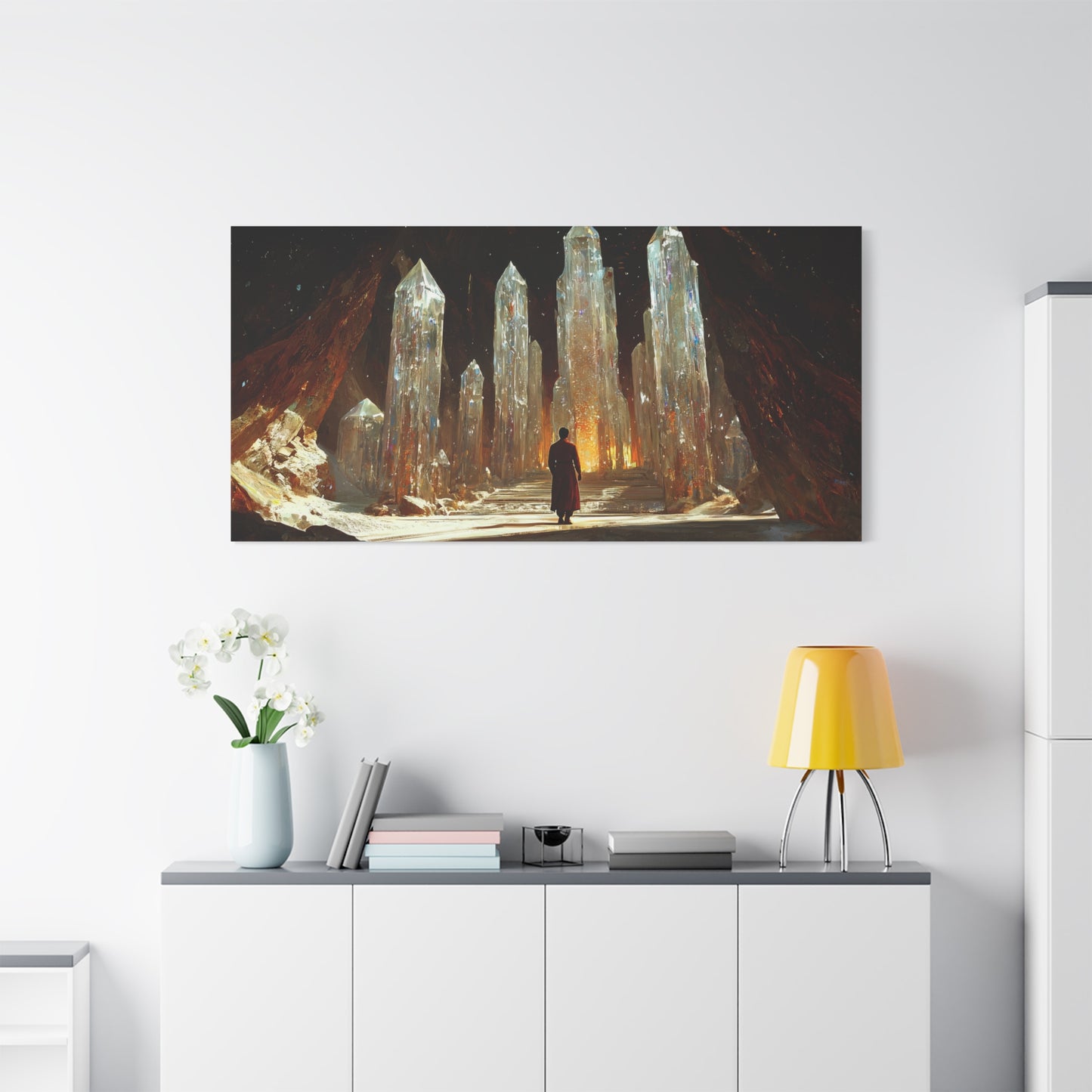 Shards of Starlight Canvas Print