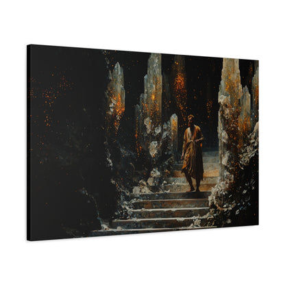 Stardust Pathways Canvas Print