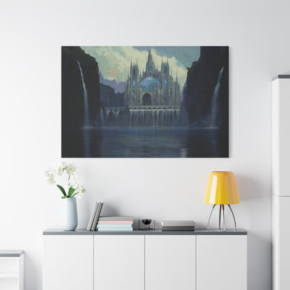 The Abyssal Citadel Canvas Print