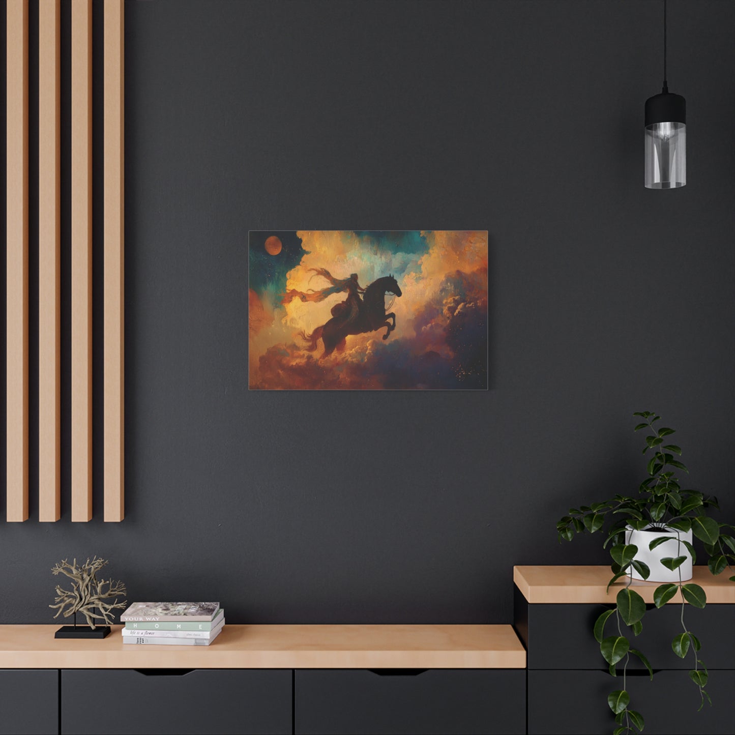 Rider of Dawn Canvas Print