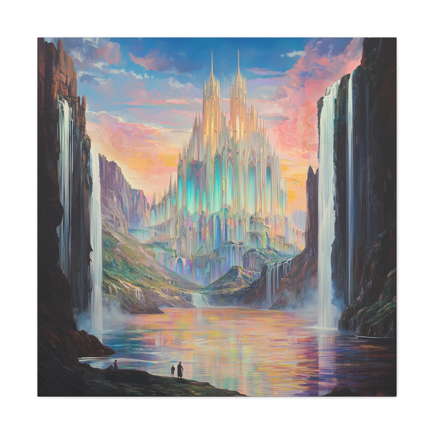 Dreamweaver's Citadel Canvas Print