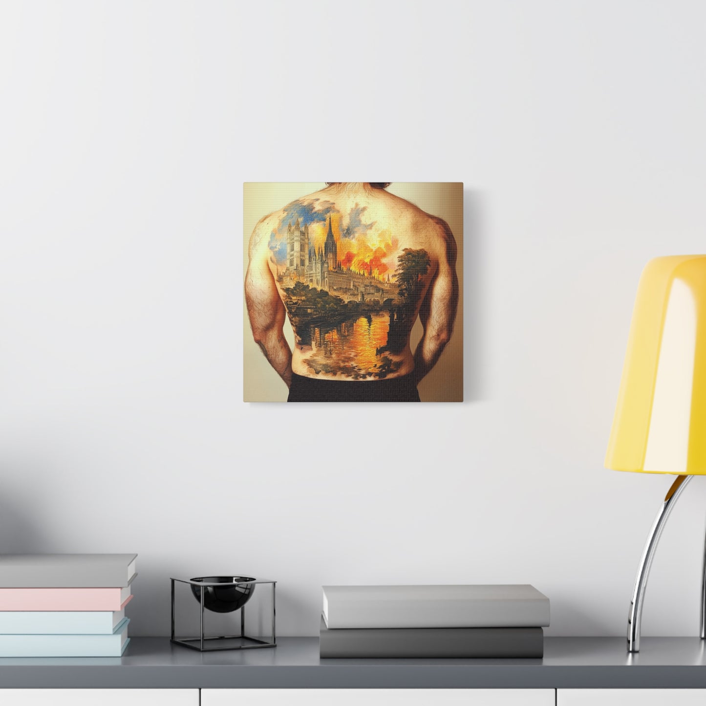 Embered Reflections Canvas Print