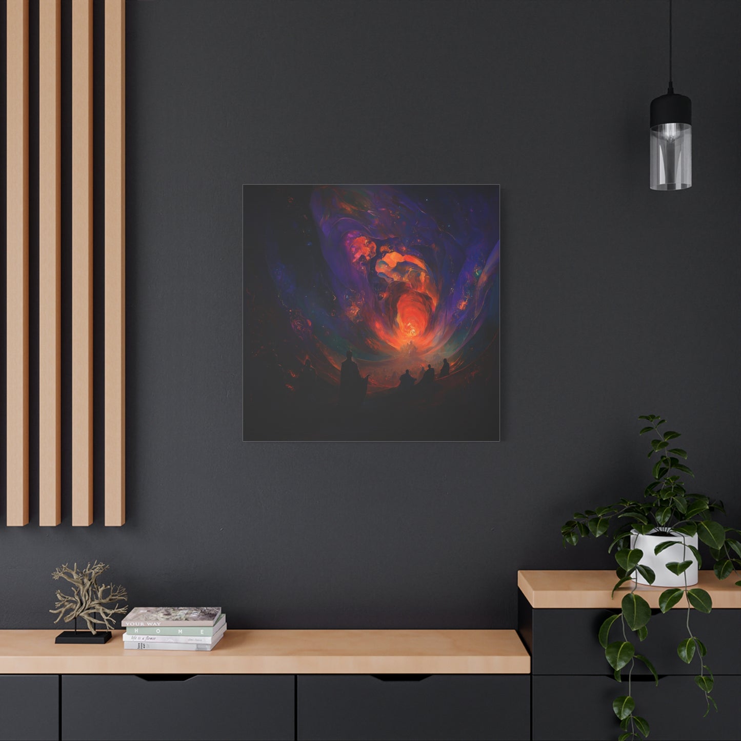 The Fiery Maw Canvas Print