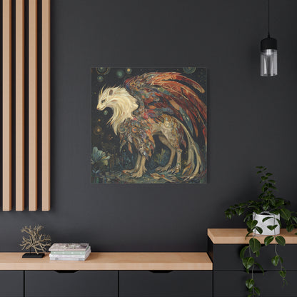 Feathered Infinity Canvas Print