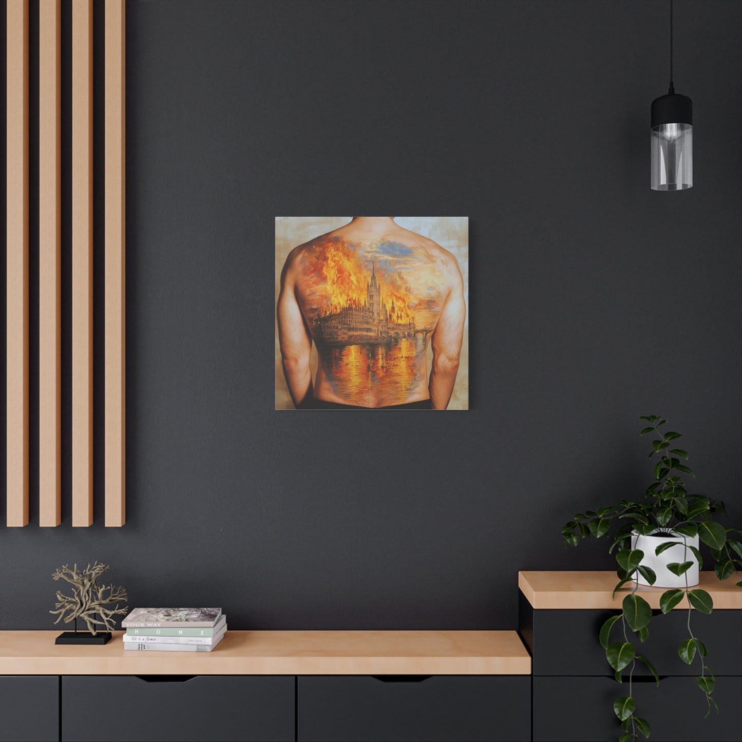 The Burning Dream Canvas Print