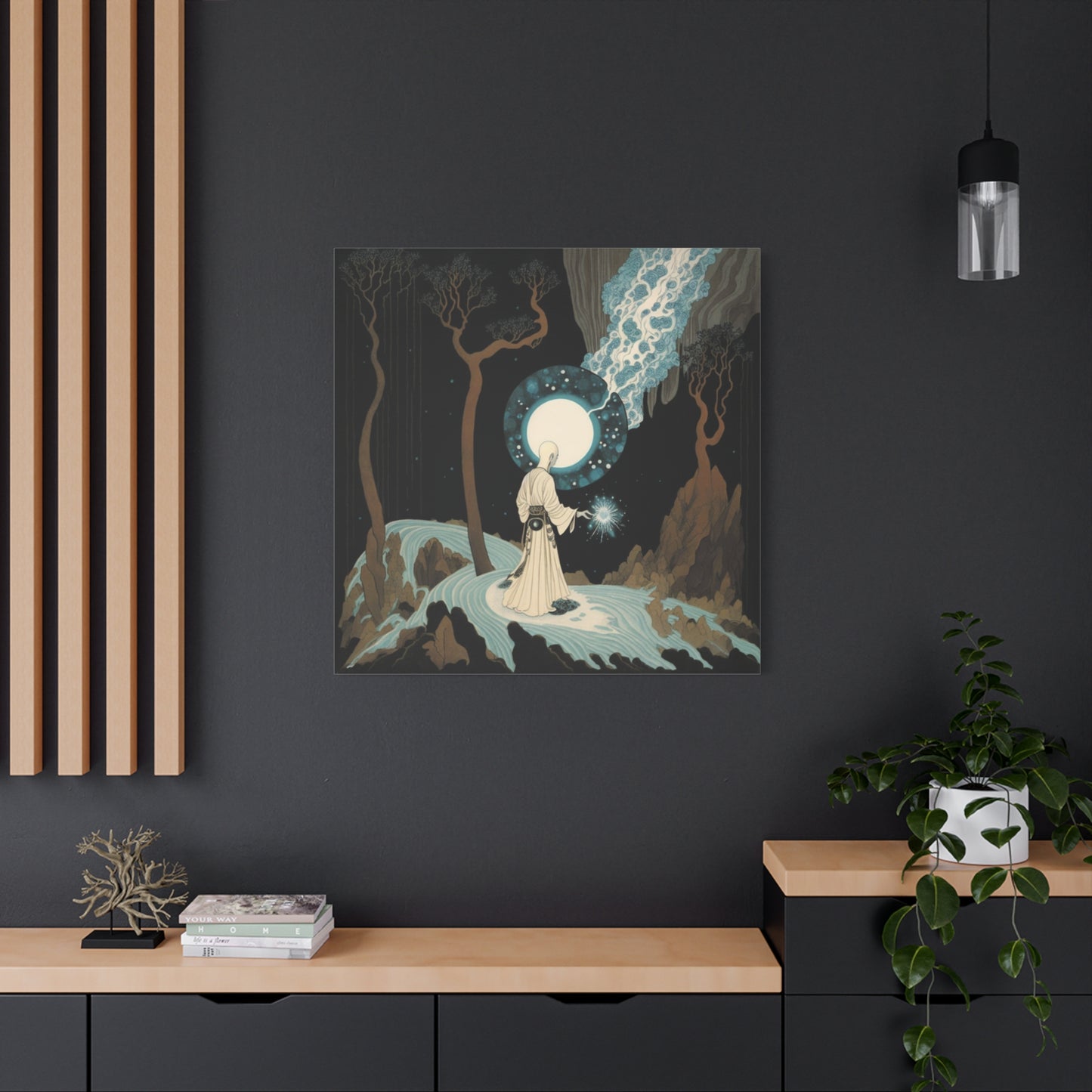 The Moon's Whisper Canvas Print