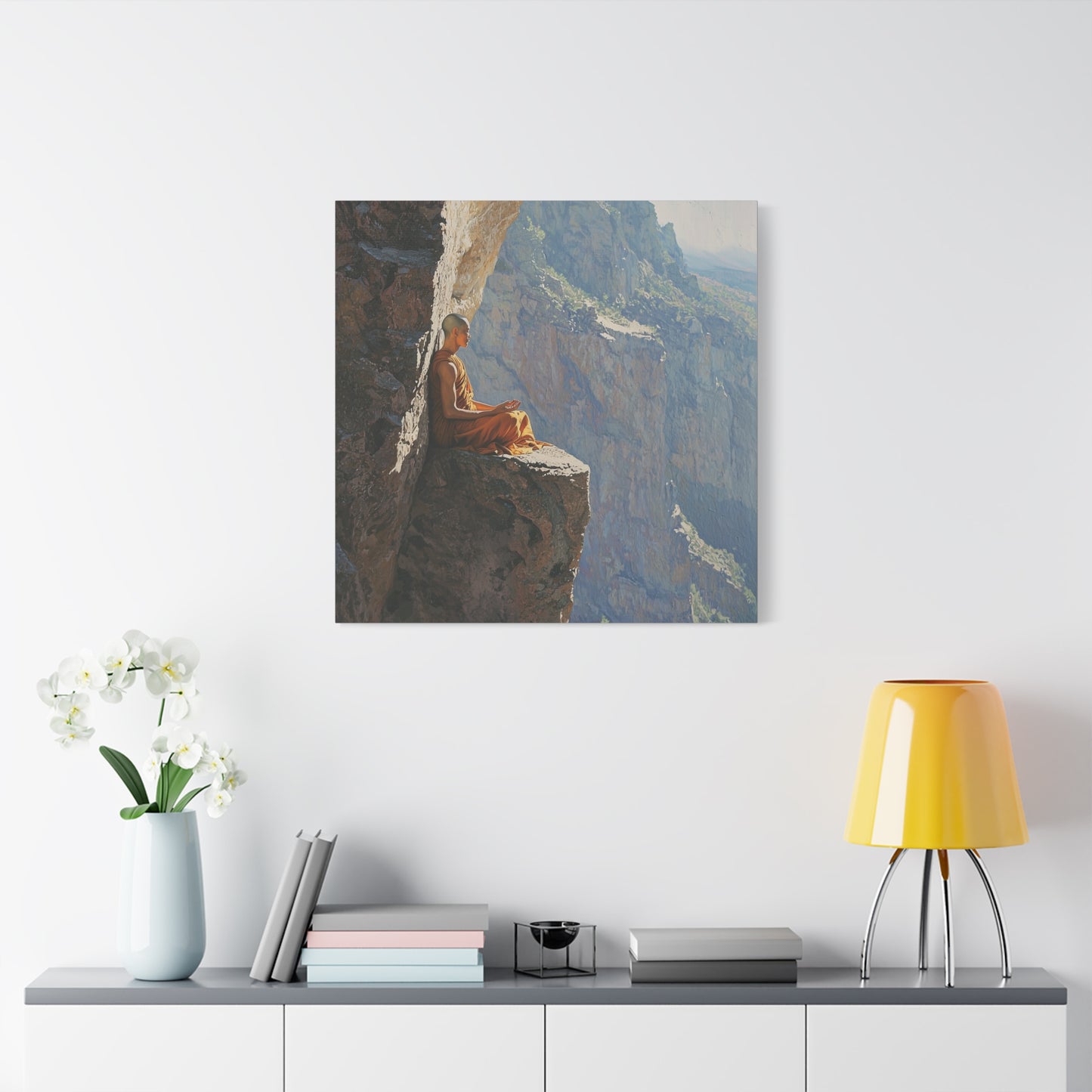 Balance of the Cliff Canvas Print