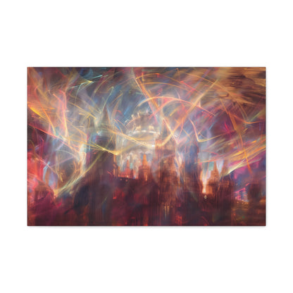 The Starlit Citadel Canvas Print