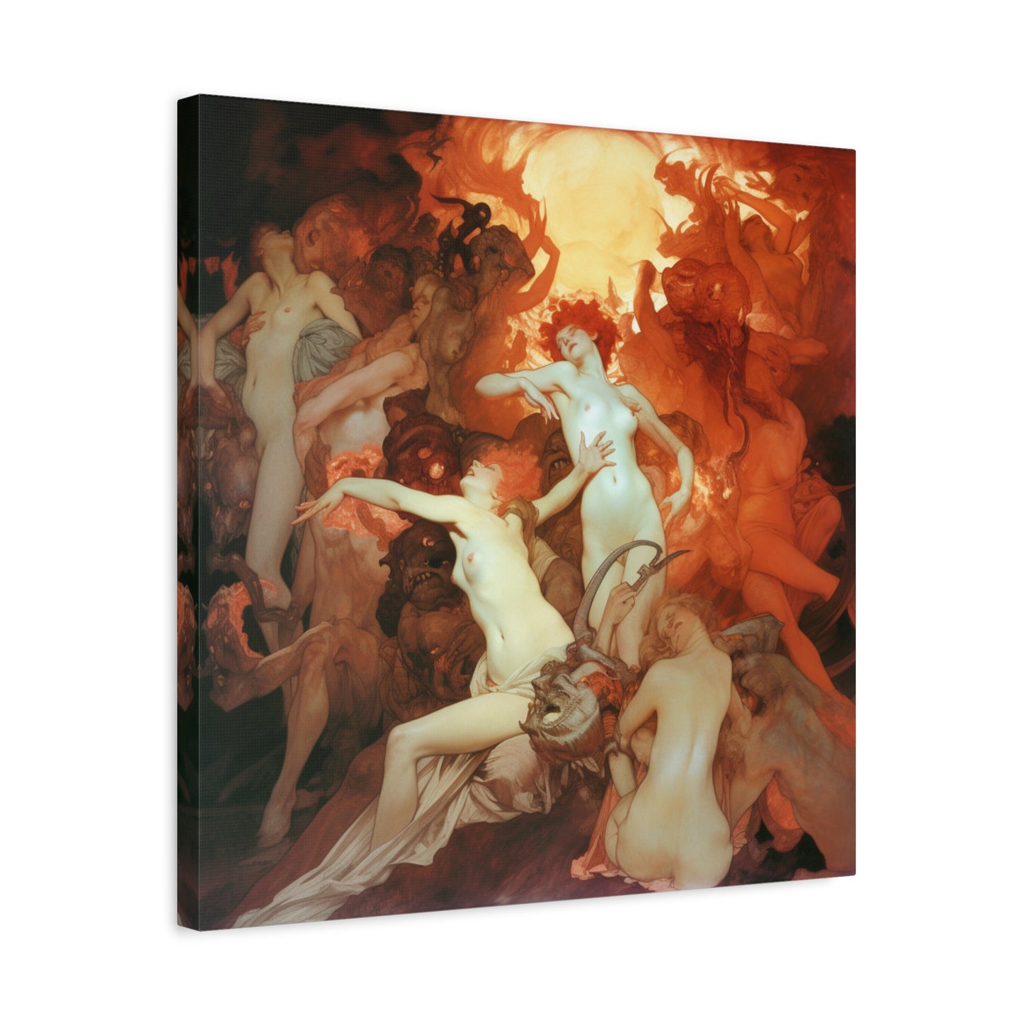 Dance of Shadows Canvas Print