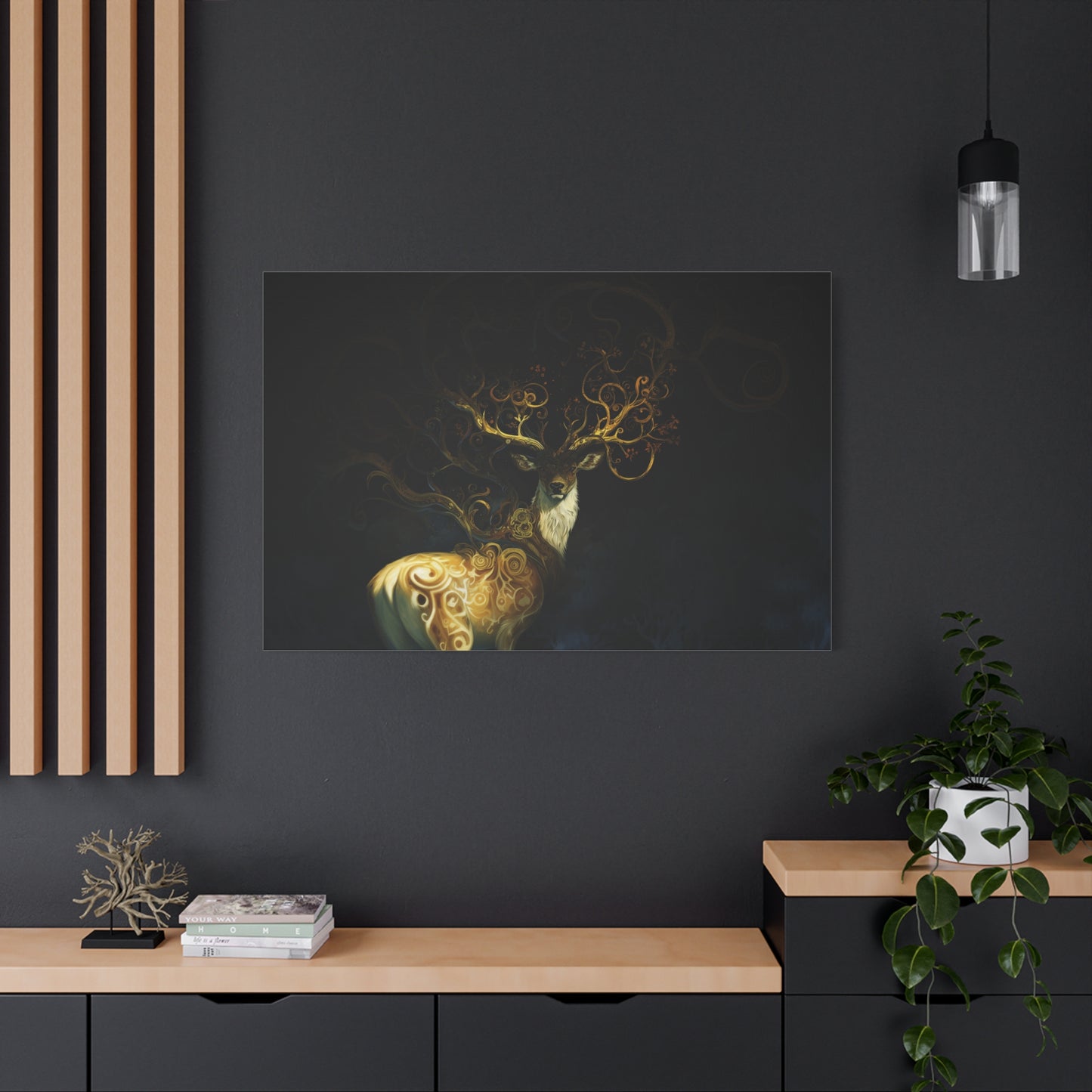 The Stag’s Dream Canvas Print