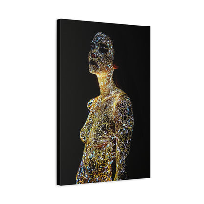 Radiant Pulse Canvas Print