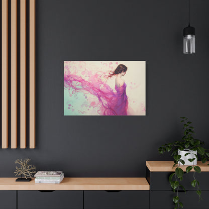 Crimson Reverie Canvas Print