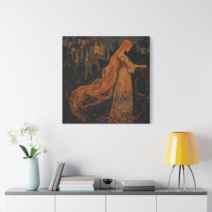 Silken Solitude Canvas Print