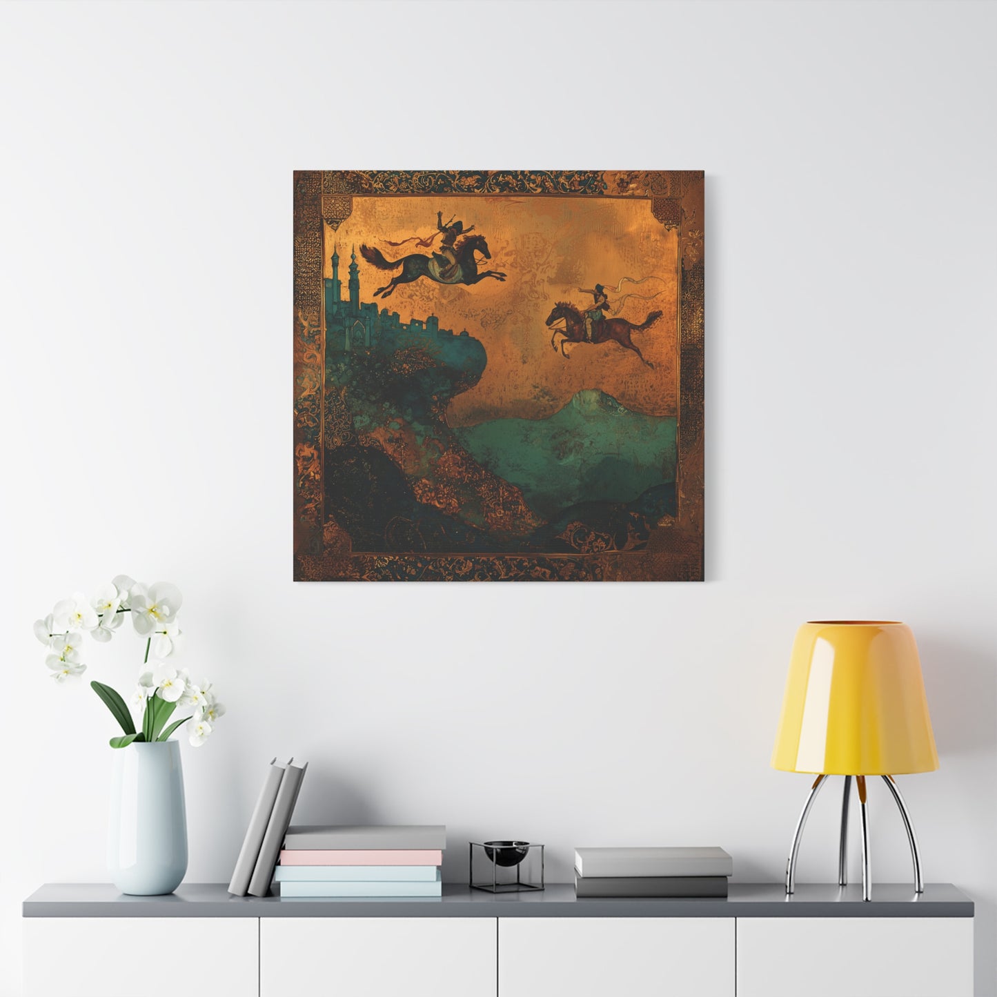 Riders of Midnight Canvas Print