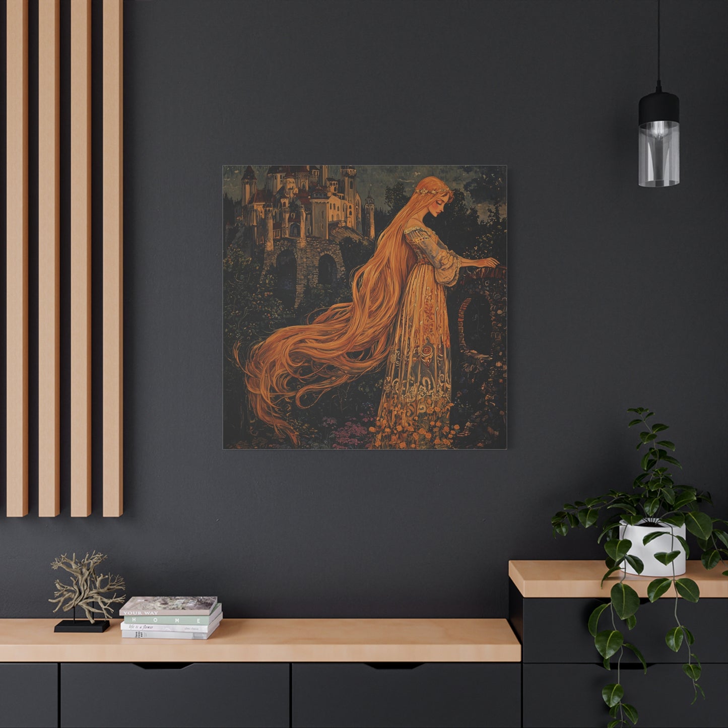 Silken Solitude Canvas Print