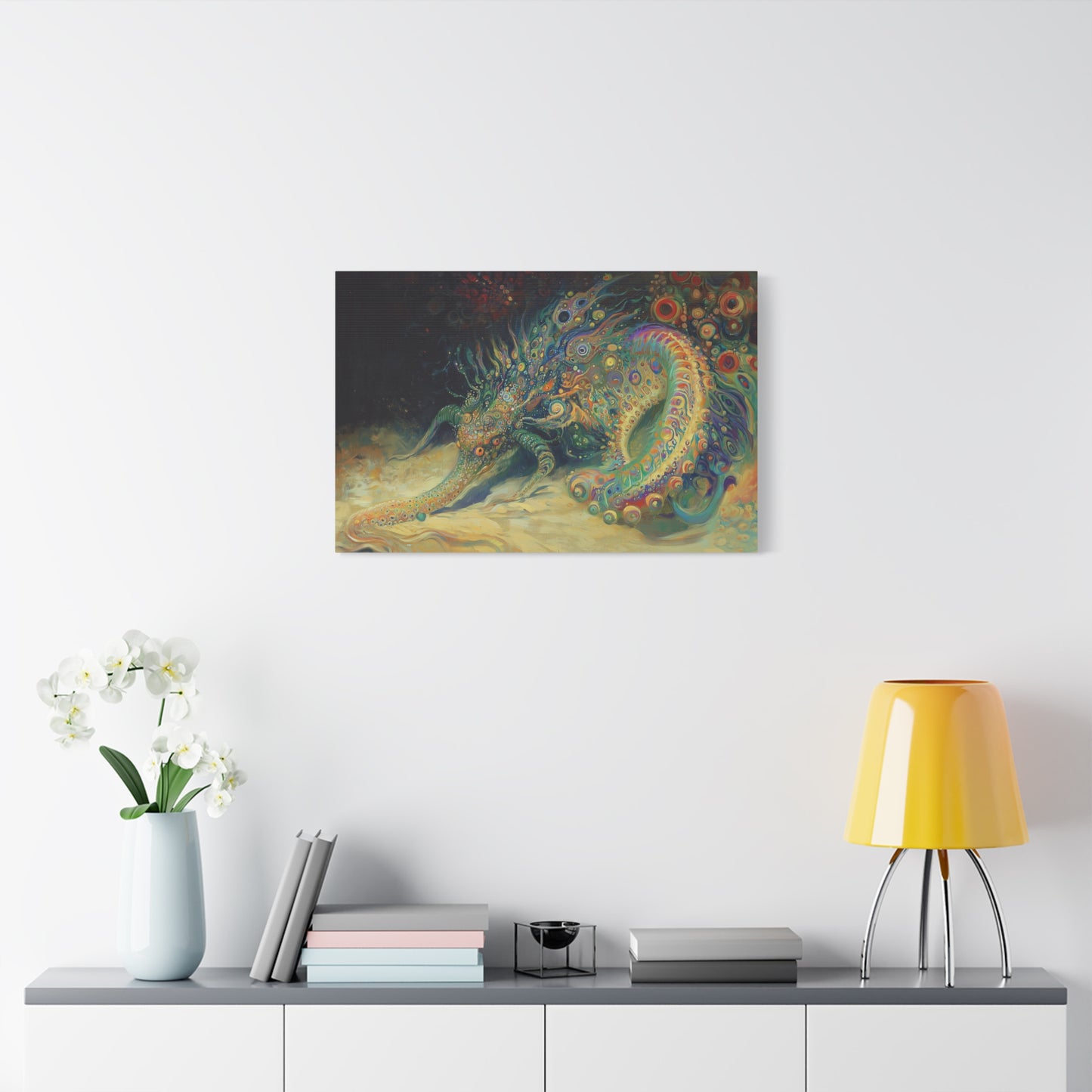 Serpent of Dreams Canvas Print