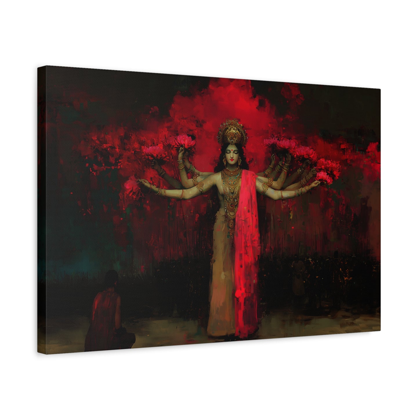 The Crimson Dreamer Canvas Print