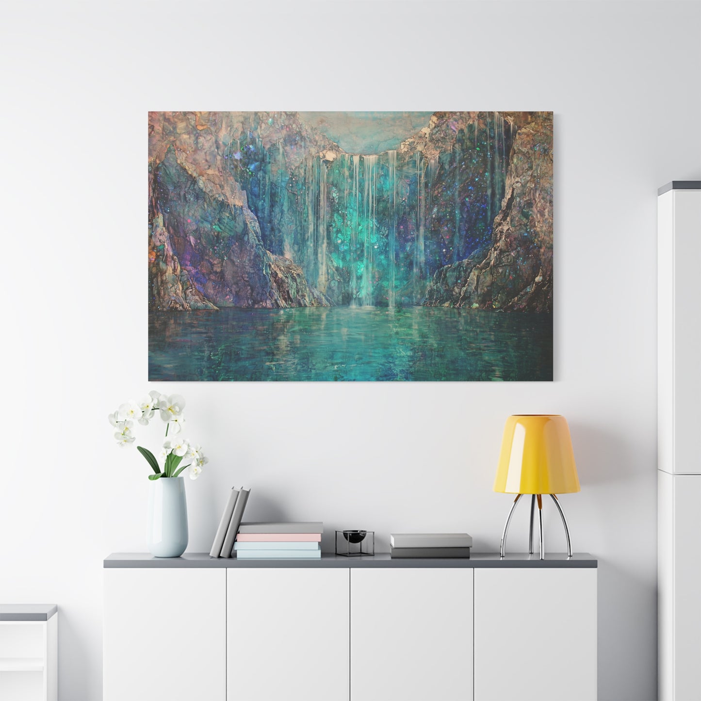 Falling Silence Canvas Print