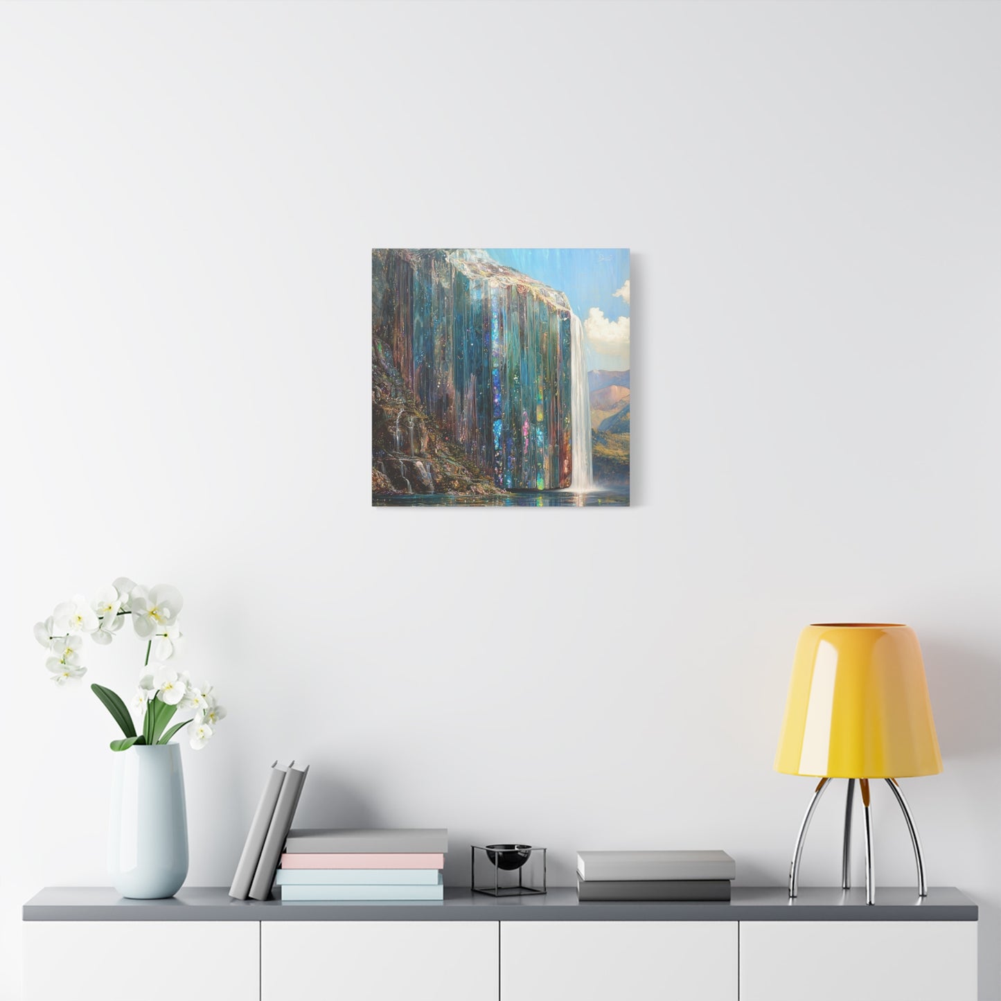 Abyssal Cascade Canvas Print