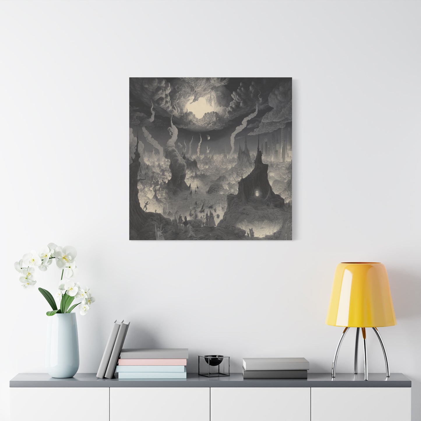 Where Night Dwells Canvas Print