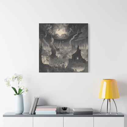 Where Night Dwells Canvas Print