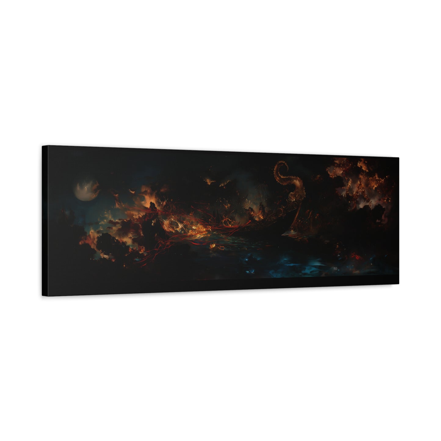 Shadowed Voyage Canvas Print