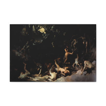 Night's Enigma Canvas Print