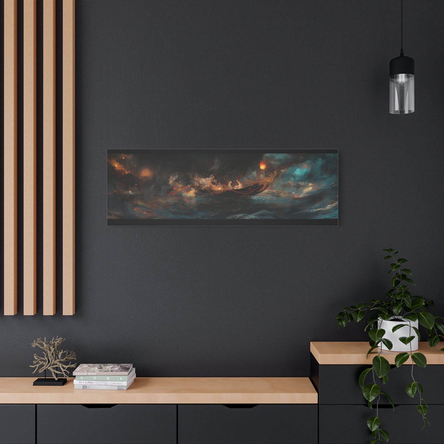 Balance of Flames Canvas Print