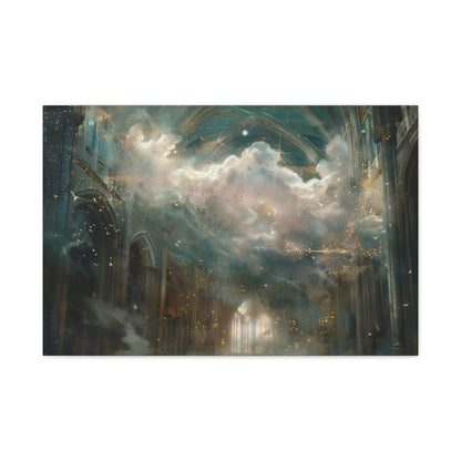 Sacred Hall Canvas Print