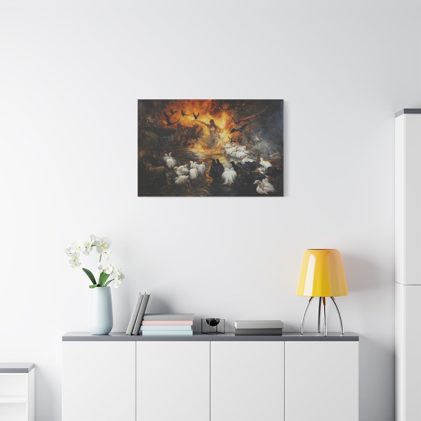 Eldritch Flock Canvas Print