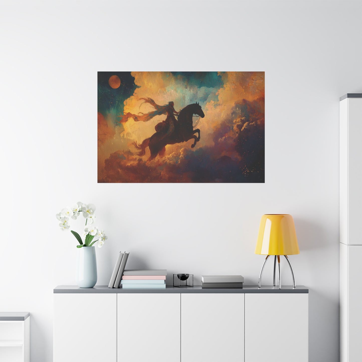 Rider of Dawn Canvas Print