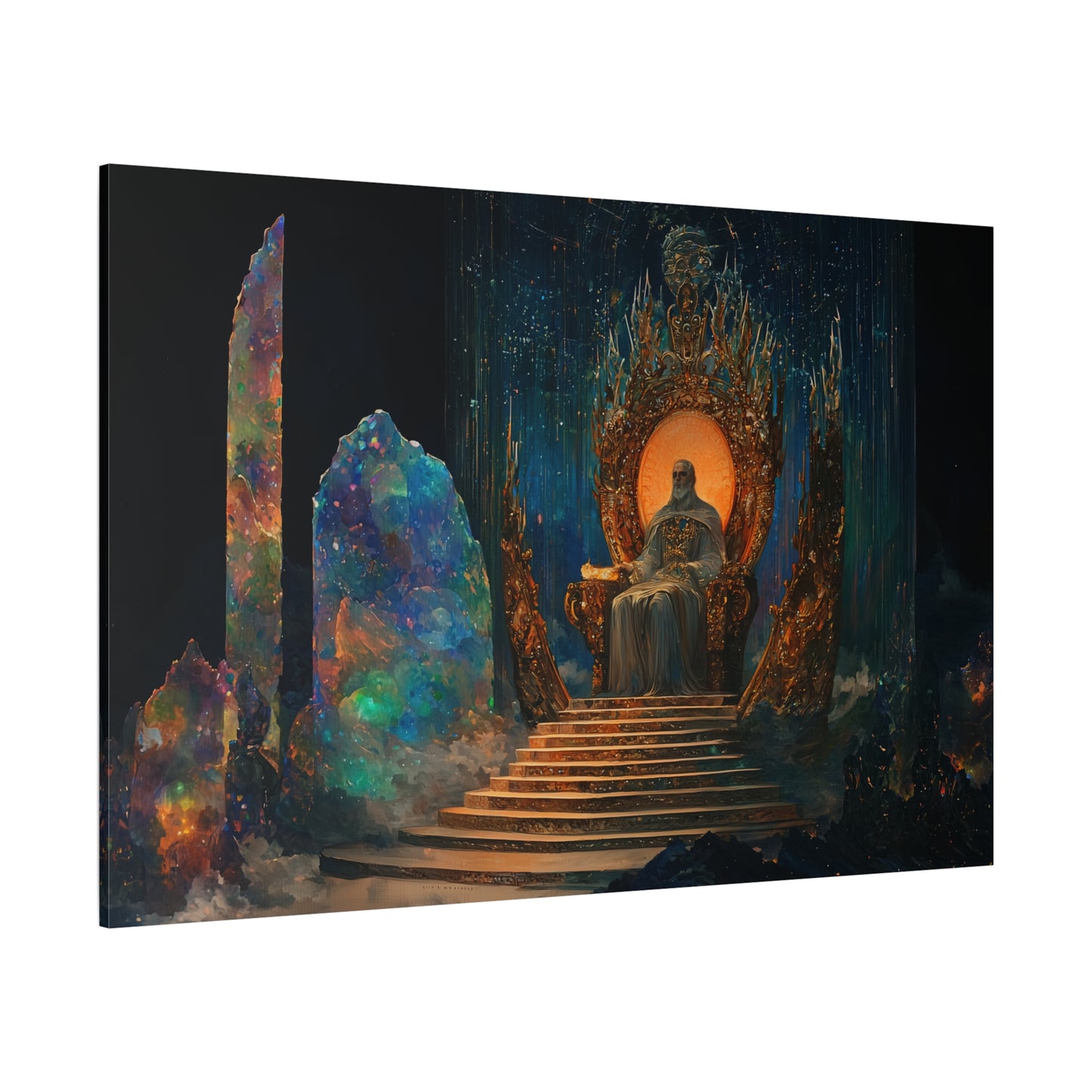 The Cosmic Monarch Canvas Print