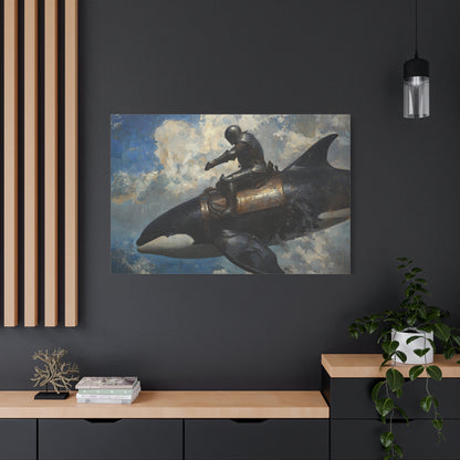 Whale-Rider’s Quest Canvas Print