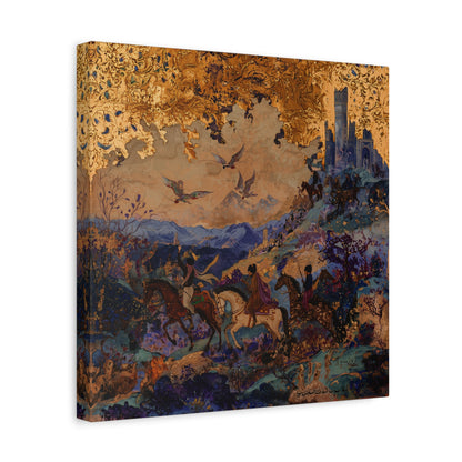 The Golden Realm Canvas Print