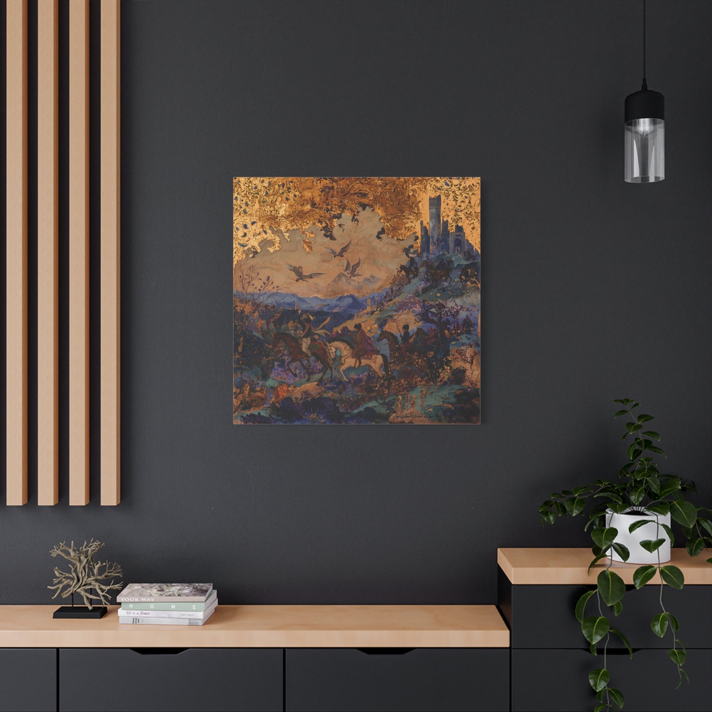 The Golden Realm Canvas Print