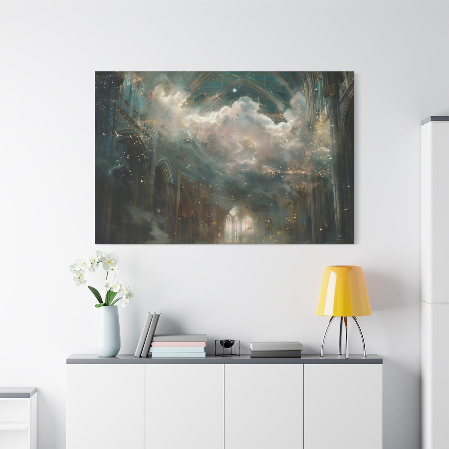 Sacred Hall Canvas Print