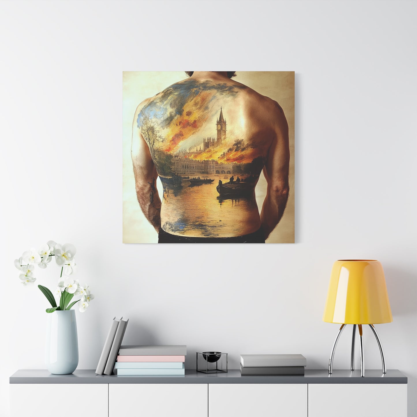 A Blaze Within Canvas Print