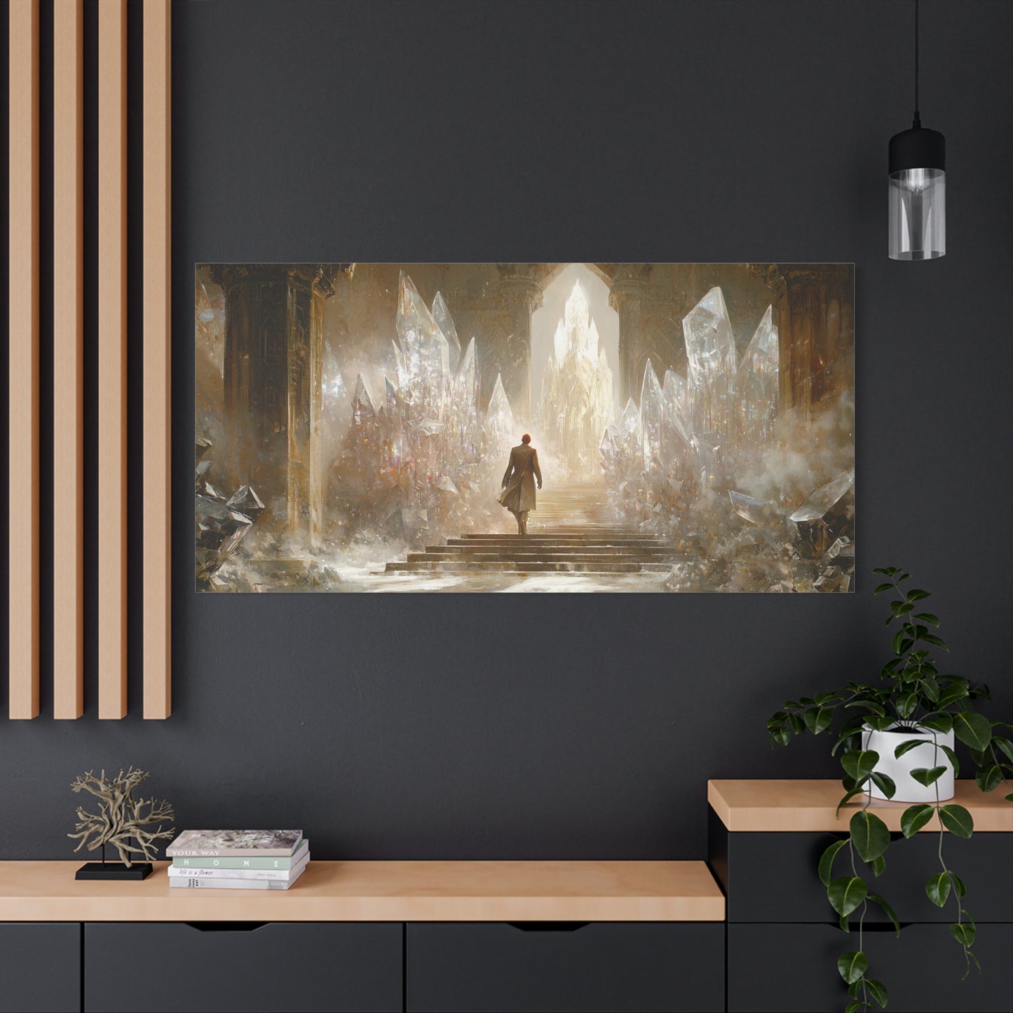 Light's Ascent Canvas Print