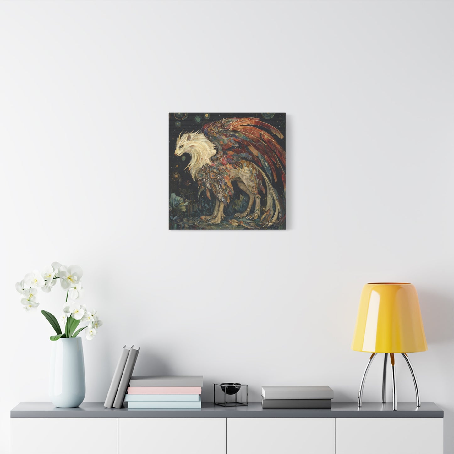 Feathered Infinity Canvas Print