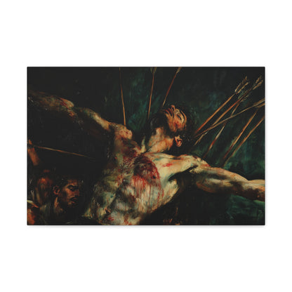 The Silent Agony Canvas Print