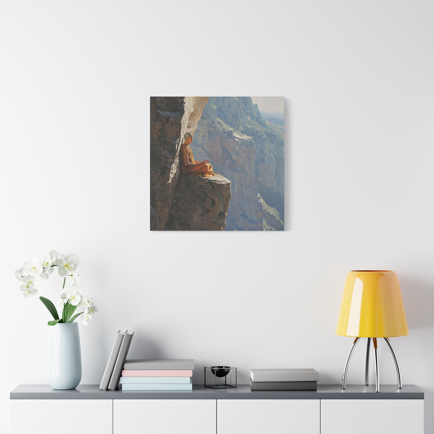 Balance of the Cliff Canvas Print