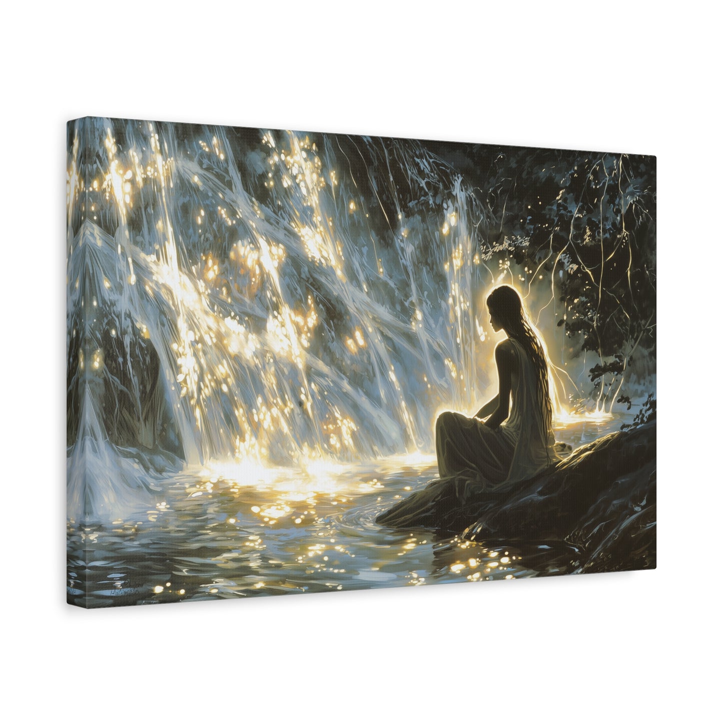 Silent Stream Canvas Print