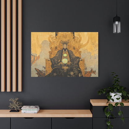 Crowned in Silence Canvas Print