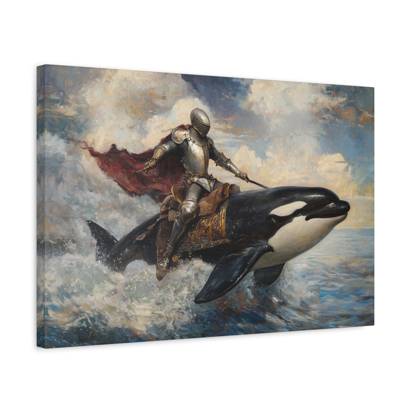 Leviathan's Knight Canvas Print