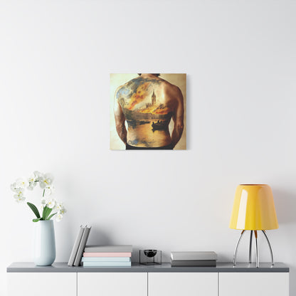 A Blaze Within Canvas Print