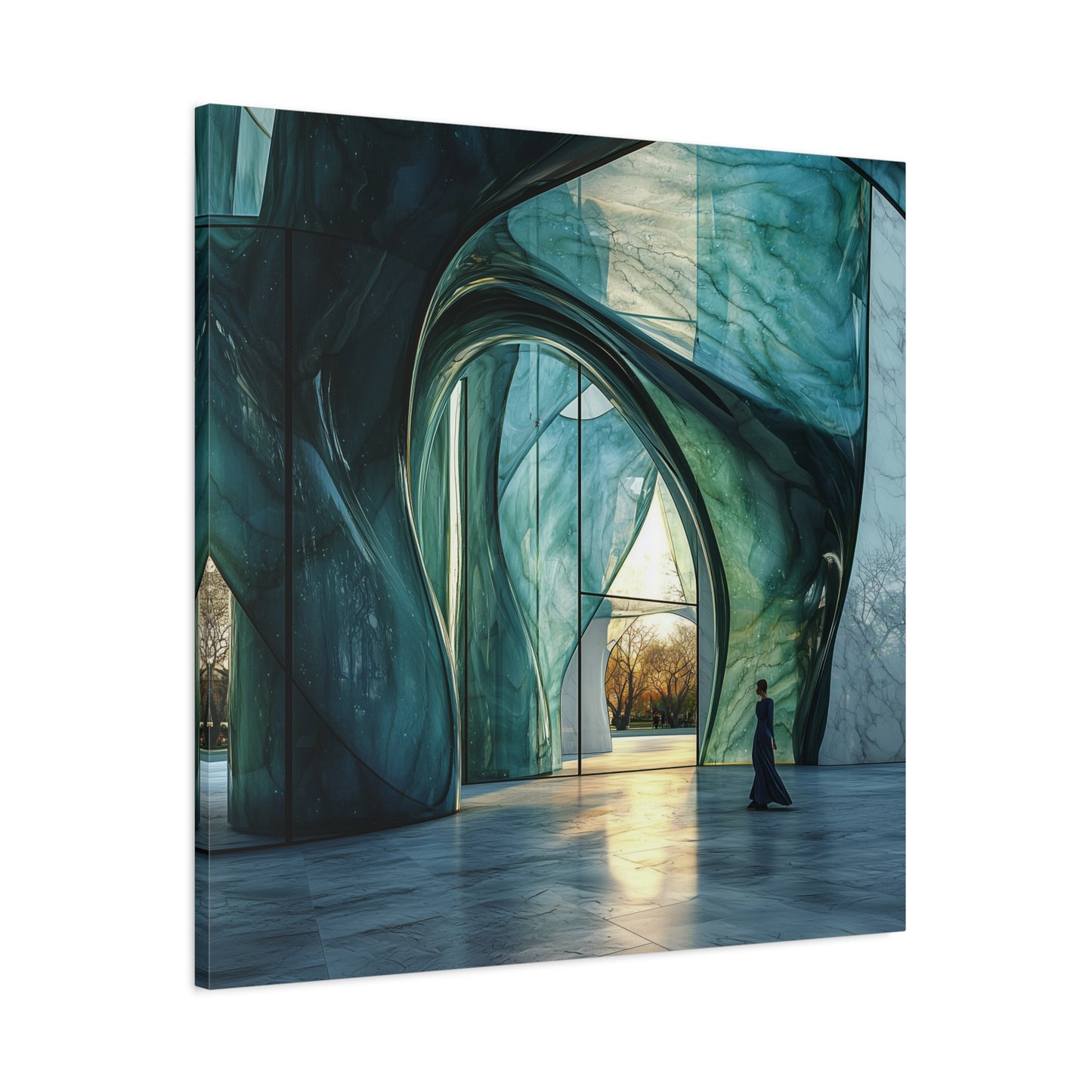 Through the Arch Canvas Print