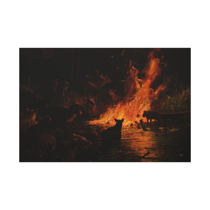 Phantoms of the Pyre Canvas Print